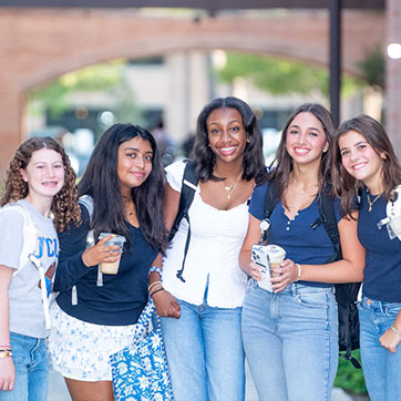 A group of girls smiling. Links to Gifts That Pay You Income